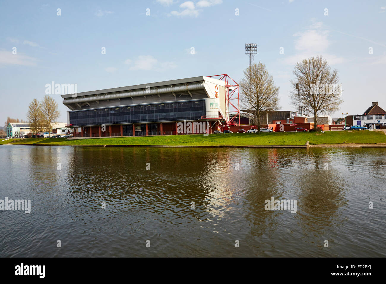 View of the City Ground, Nottingham, England, UK. Stock Photo