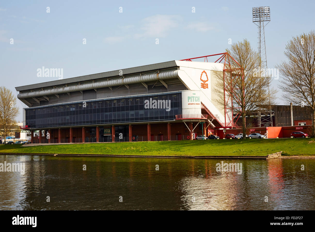 View of the City Ground, Nottingham, England, UK. Stock Photo