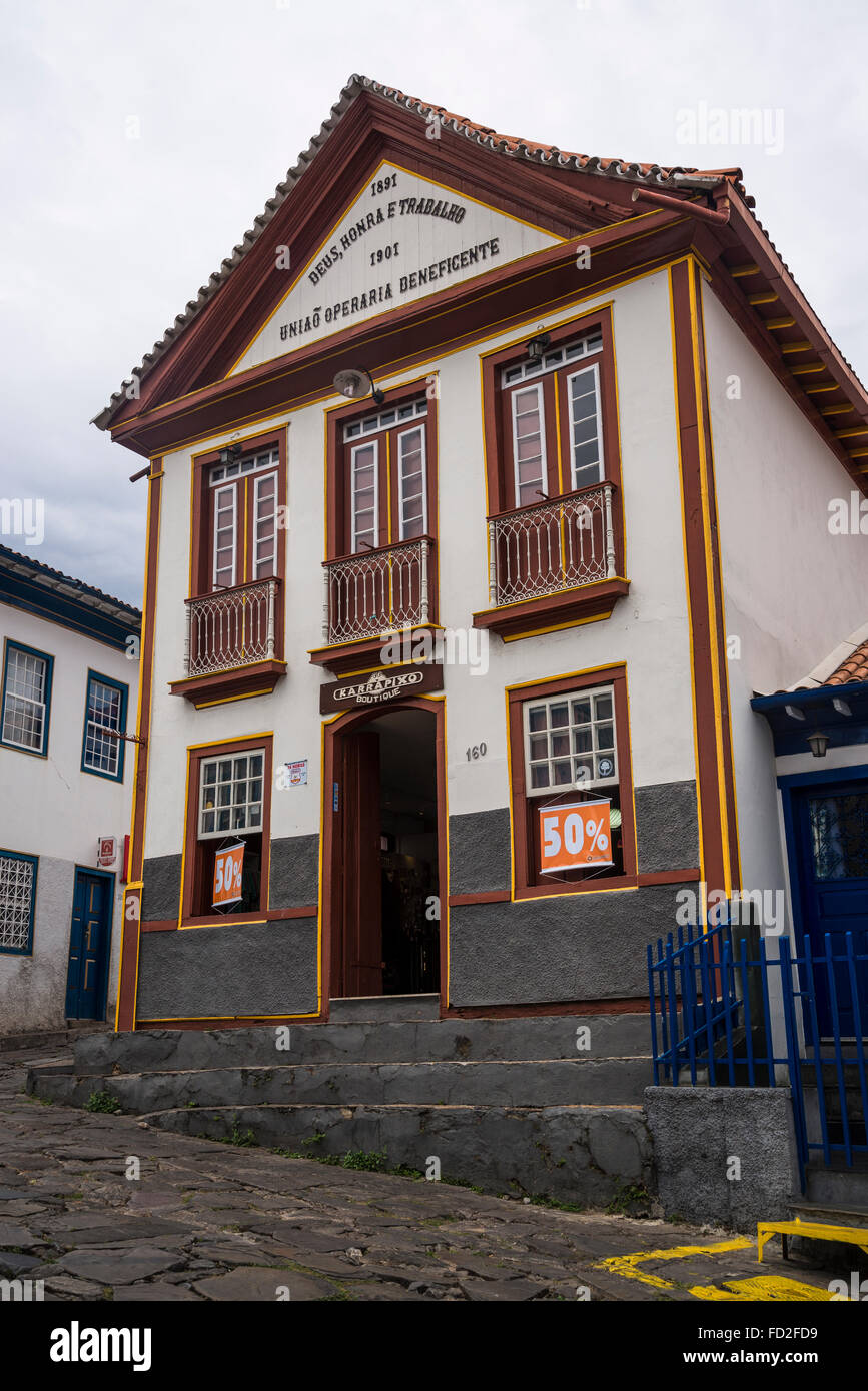 Colonial house, Diamantina, Minas Gerais, Brazil Stock Photo Alamy