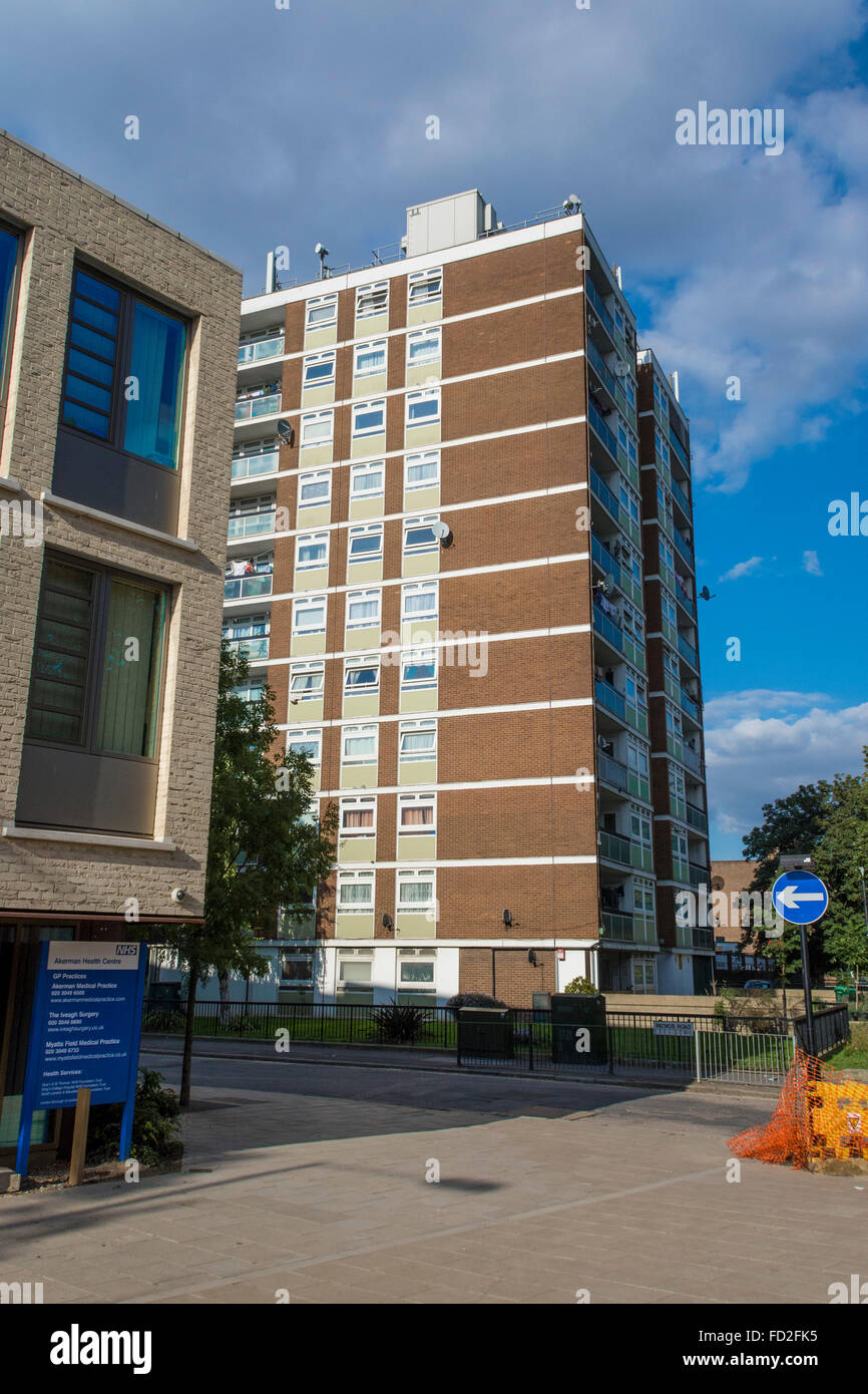 Myatts Field North Estate, Brixton, Lambeth, London redevelopment and