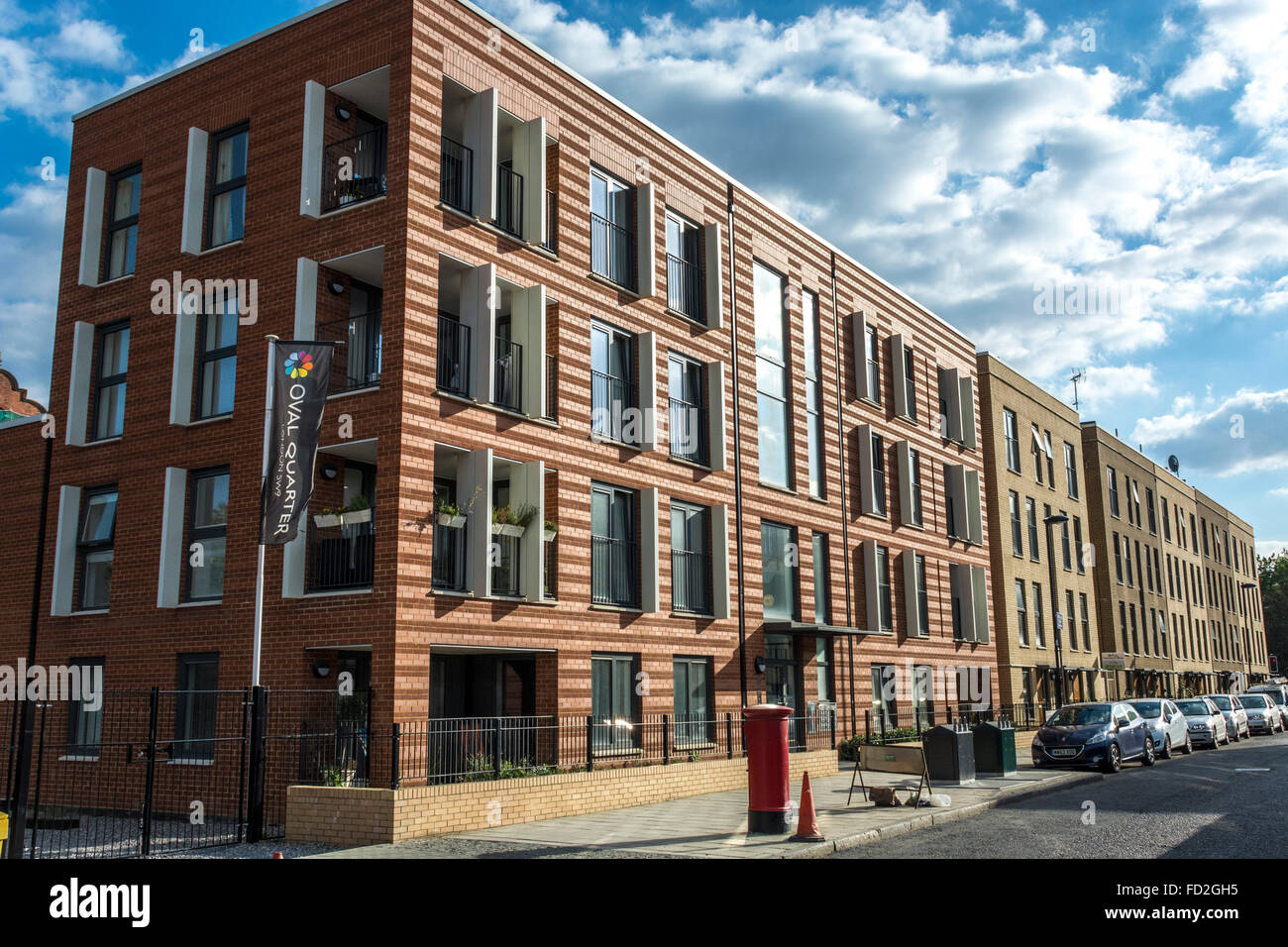 Myatts Field North Estate, Brixton, Lambeth, London – redevelopment and regeneration shceme Stock Photo