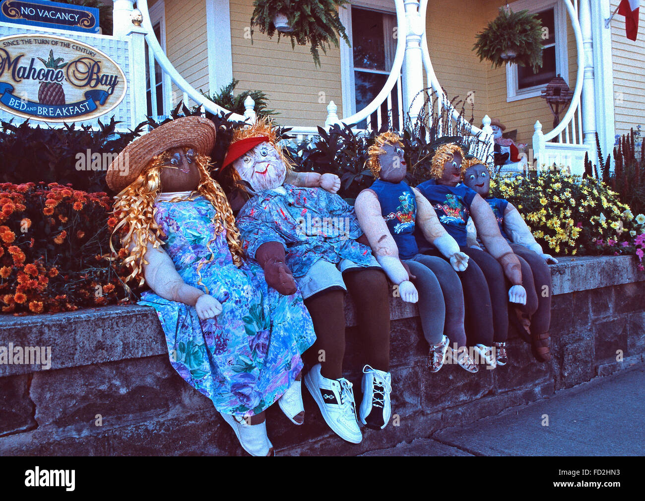 The Great Scarecrow Festival,Mahone Bay,Nova Scotia Stock Photo - Alamy