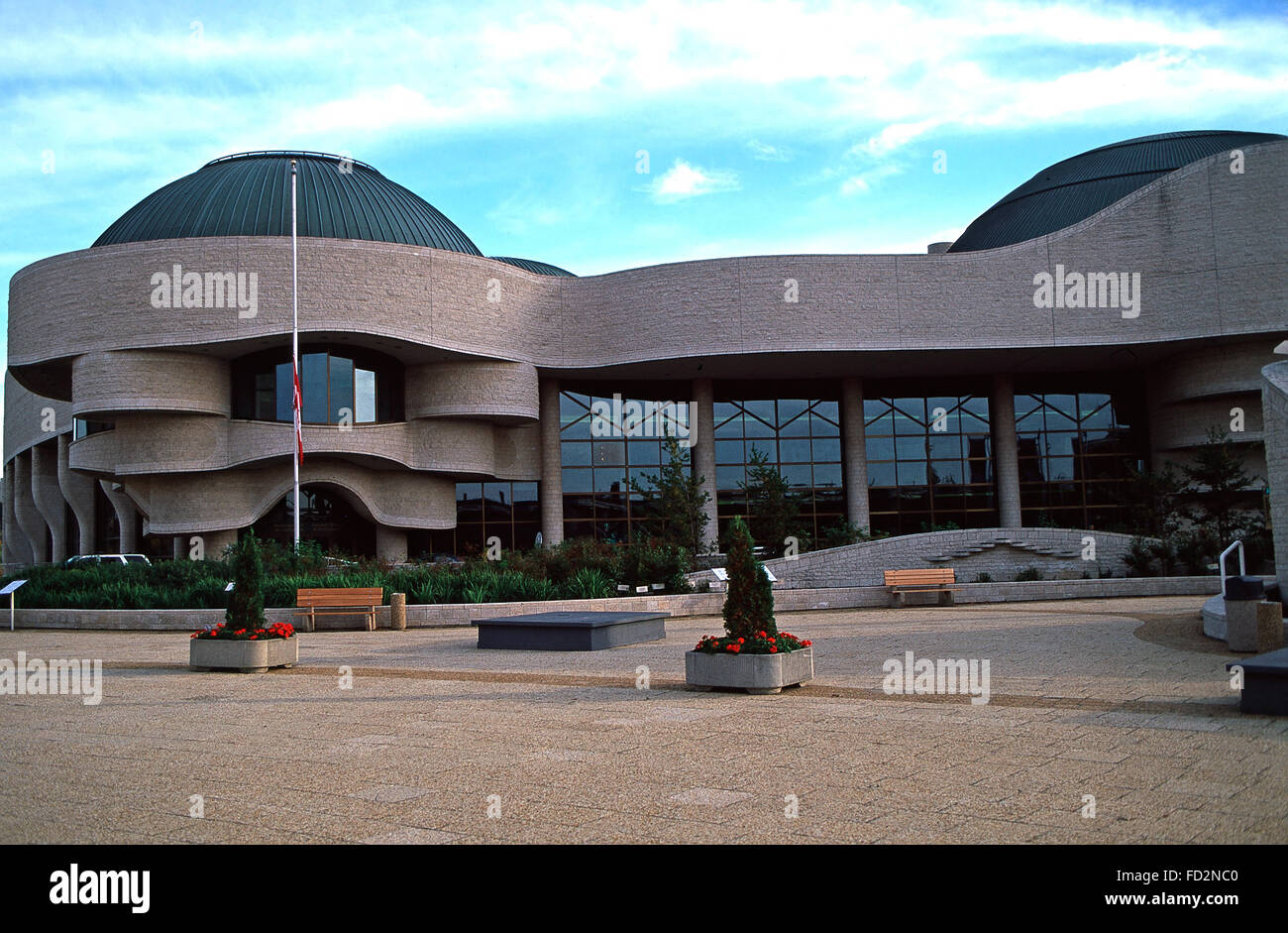 Canadian Museum of Civilization in Hull,Quebec Stock Photo