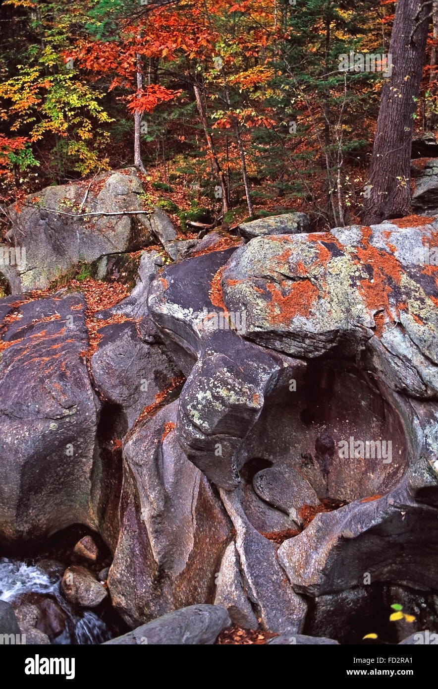 Sculptured Rocks Geologic Area,Groton,New Hampshire Stock Photo Alamy