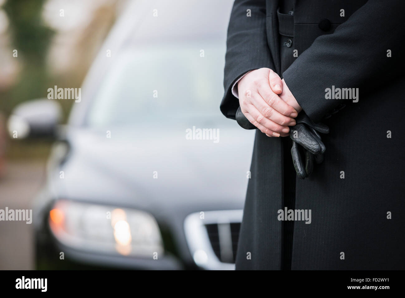 Funeral Director undertaker Stock Photo Alamy
