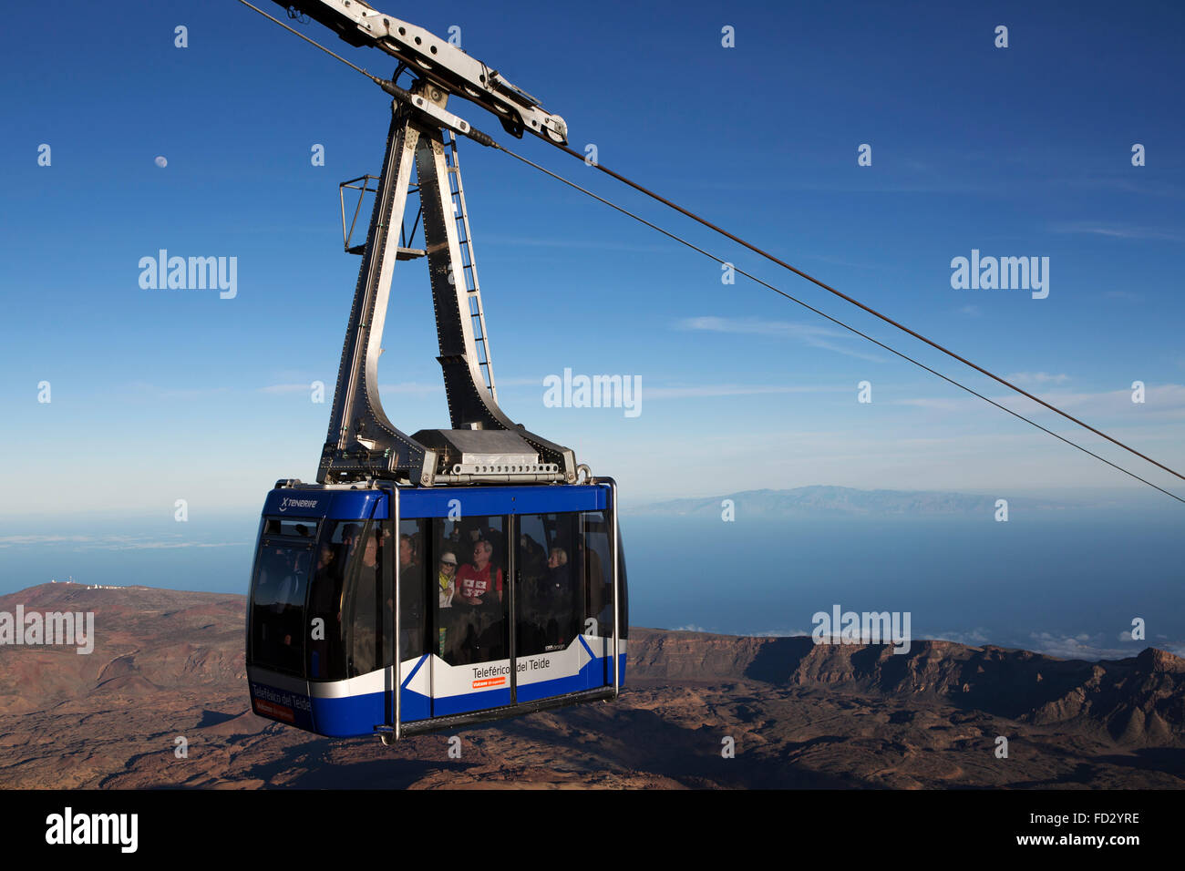 Cable car on Mount Teide, Tenerife, Spain Stock Photo Alamy Cable car on Mount Teide, Tenerife, Spain Stock Photo Alamy