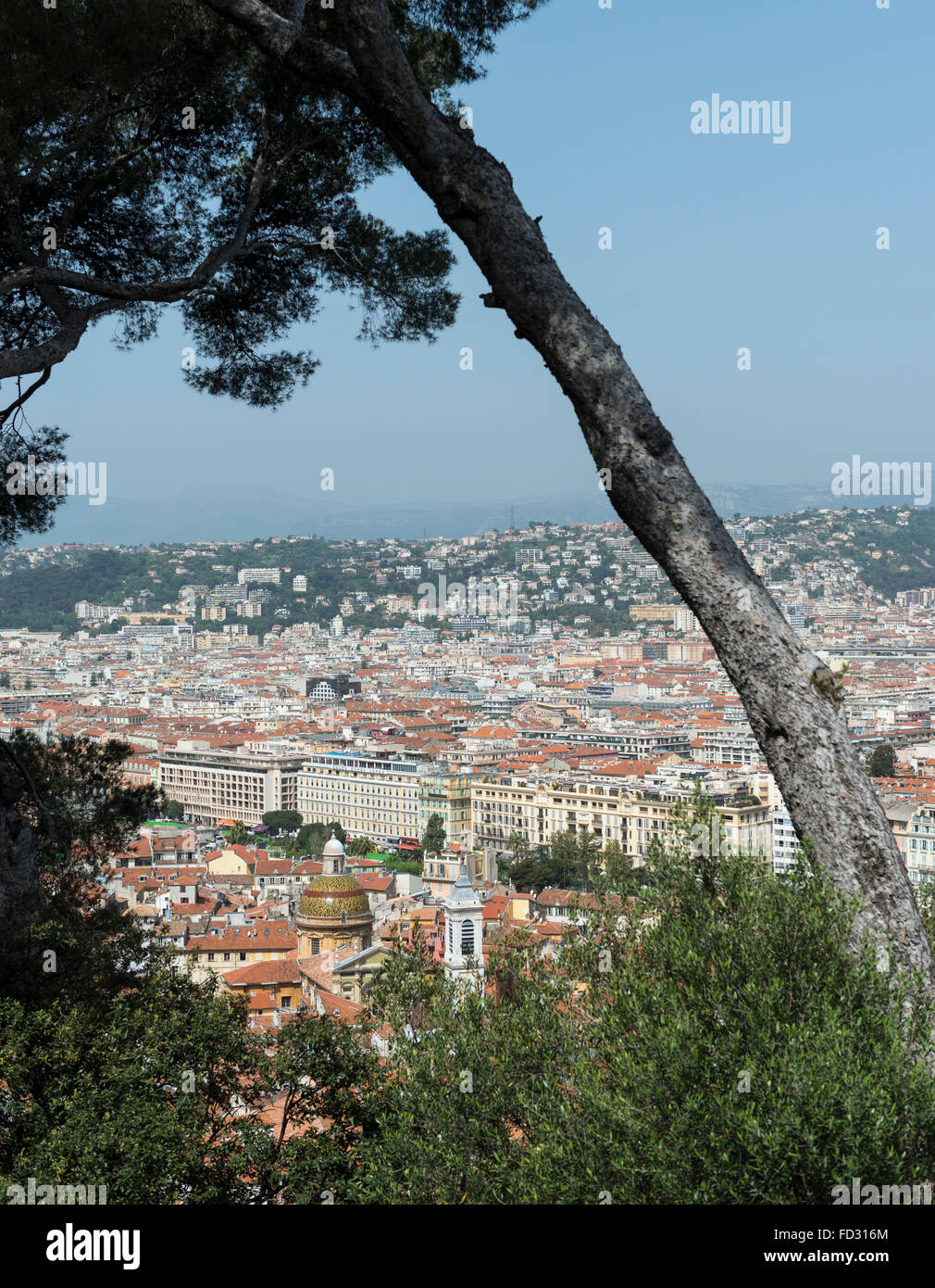 View over Nice, France Stock Photo