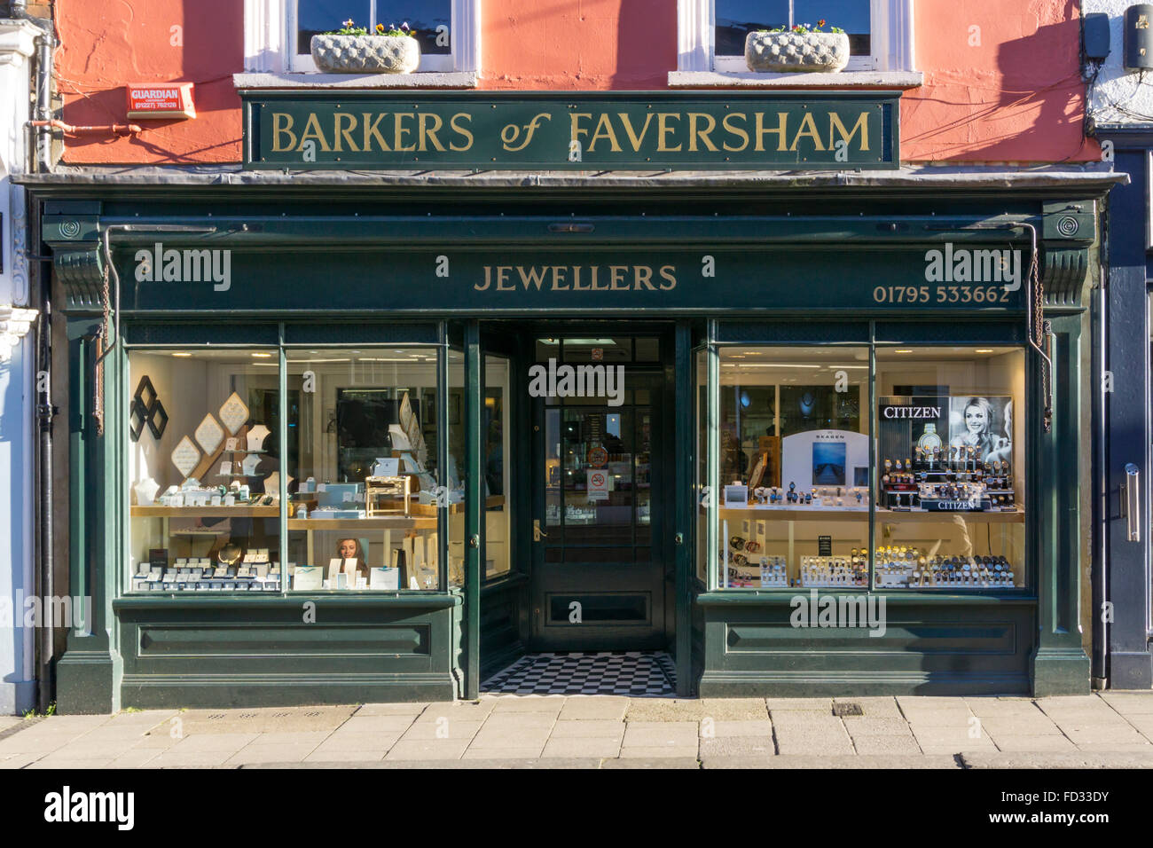 Barkers of Faversham jewellery shop in Faversham, Kent Stock Photo - Alamy