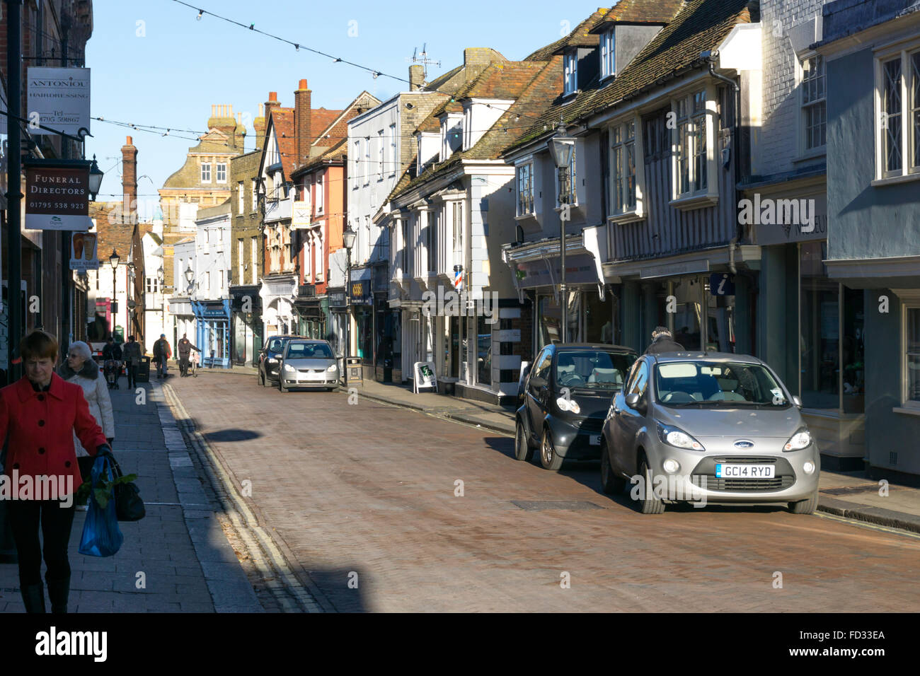 Preston Street in Faversham, Kent Stock Photo Alamy