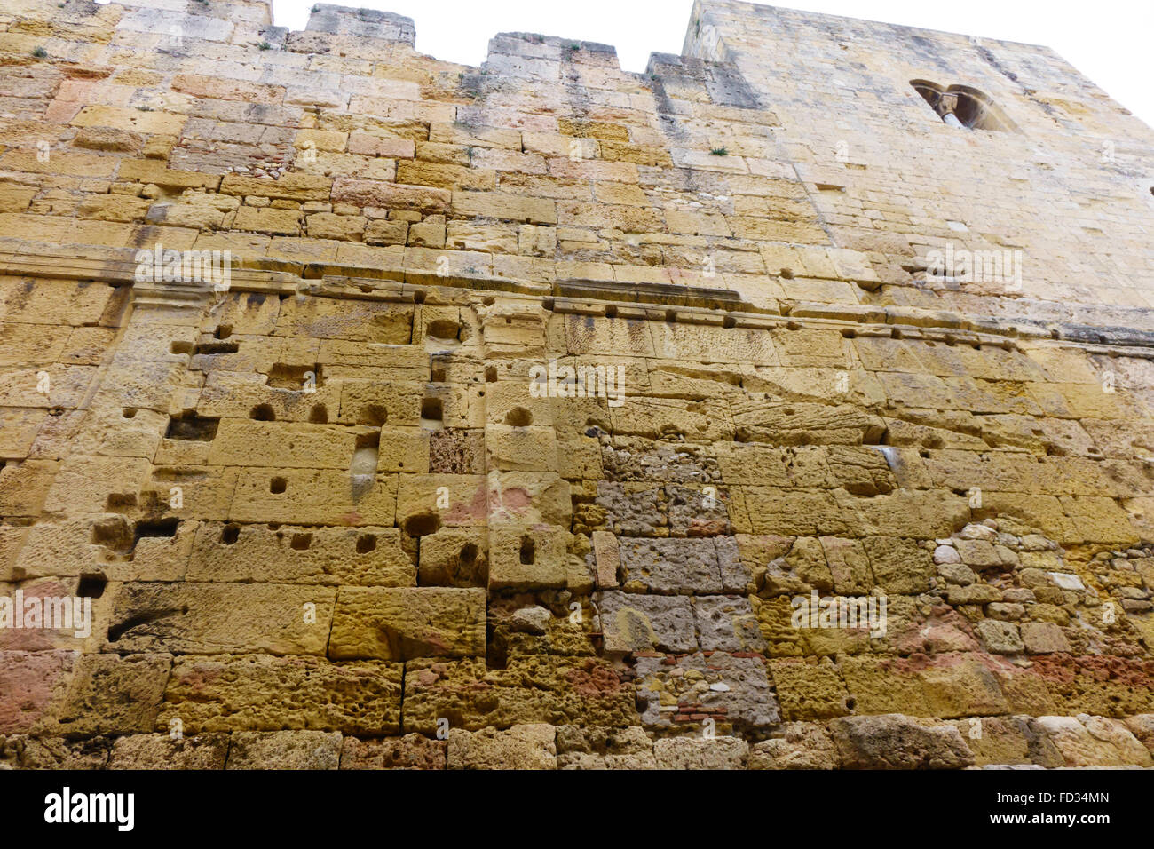 Roman Buildings Tarragona Stock Photo