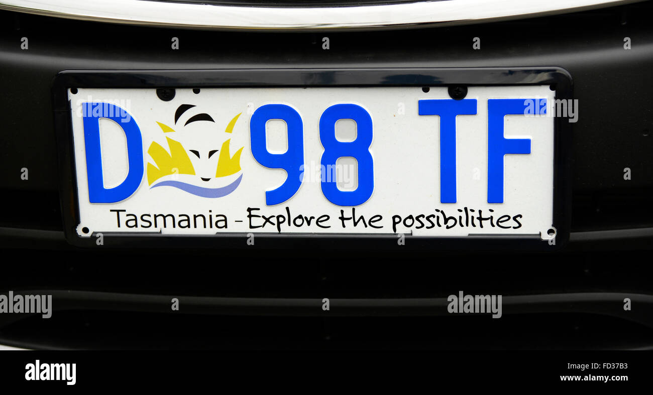 License plate tasmania australia hires stock photography and images