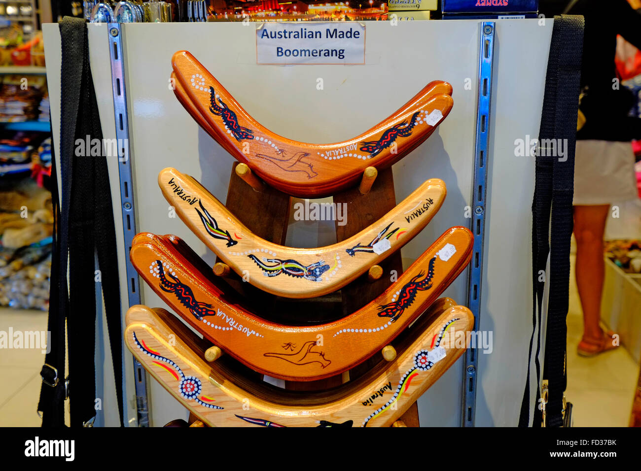Boomerang Display Sydney Australia New South Wales AU Stock Photo Alamy