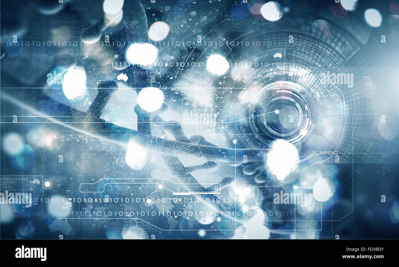 Background high tech image of dna molecule Stock Photo - Alamy