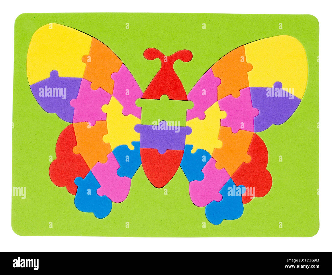 Butterfly Puzzle Stock Photo
