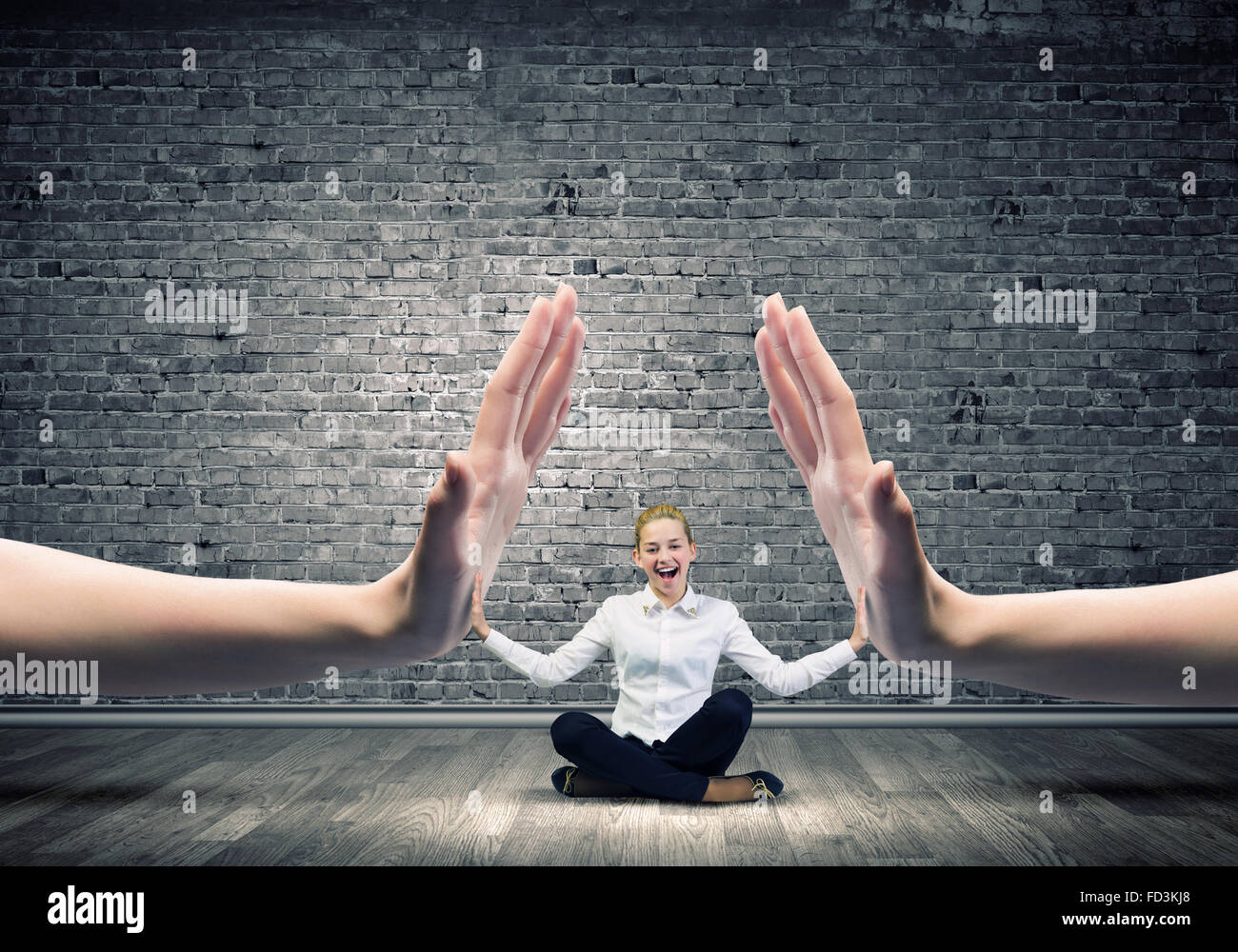 Hand Rested On Side Hands to sides hi-res stock photography and images - Alamy