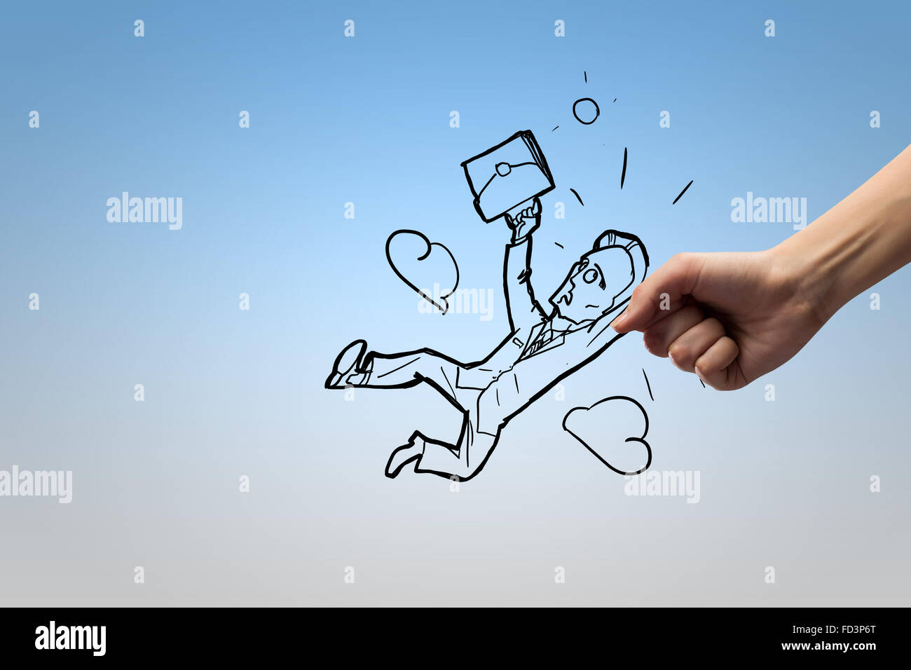 Human Catching Close up of human hand catching businessman Stock Photo - Alamy