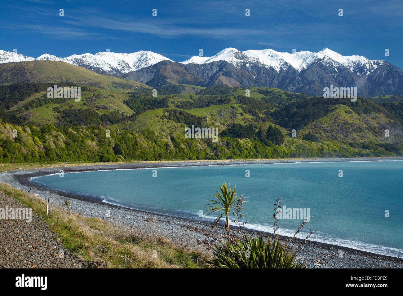 Seaward Kaikoura Ranges, Mangamaunu, near Kaikoura, Marlborough, South