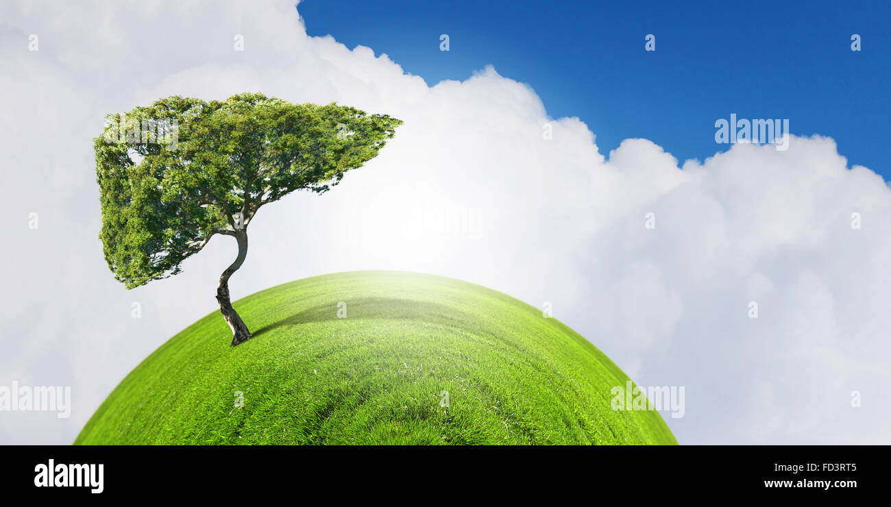 Conceptual image of green tree shaped like human liver Stock Photo - Alamy