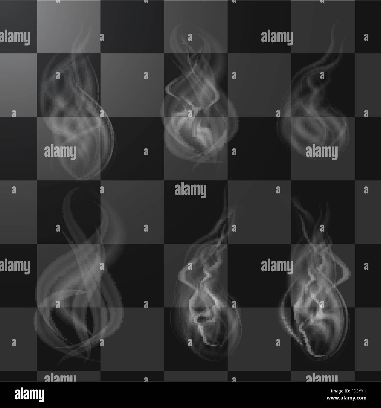 Smoke vectors on transparent background Stock Vector Image & Art - Alamy