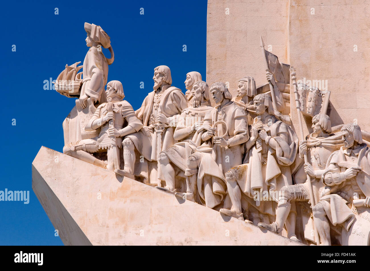 Monument to the Discoveries in Belém, Lisbon, Portugal Stock Photo
