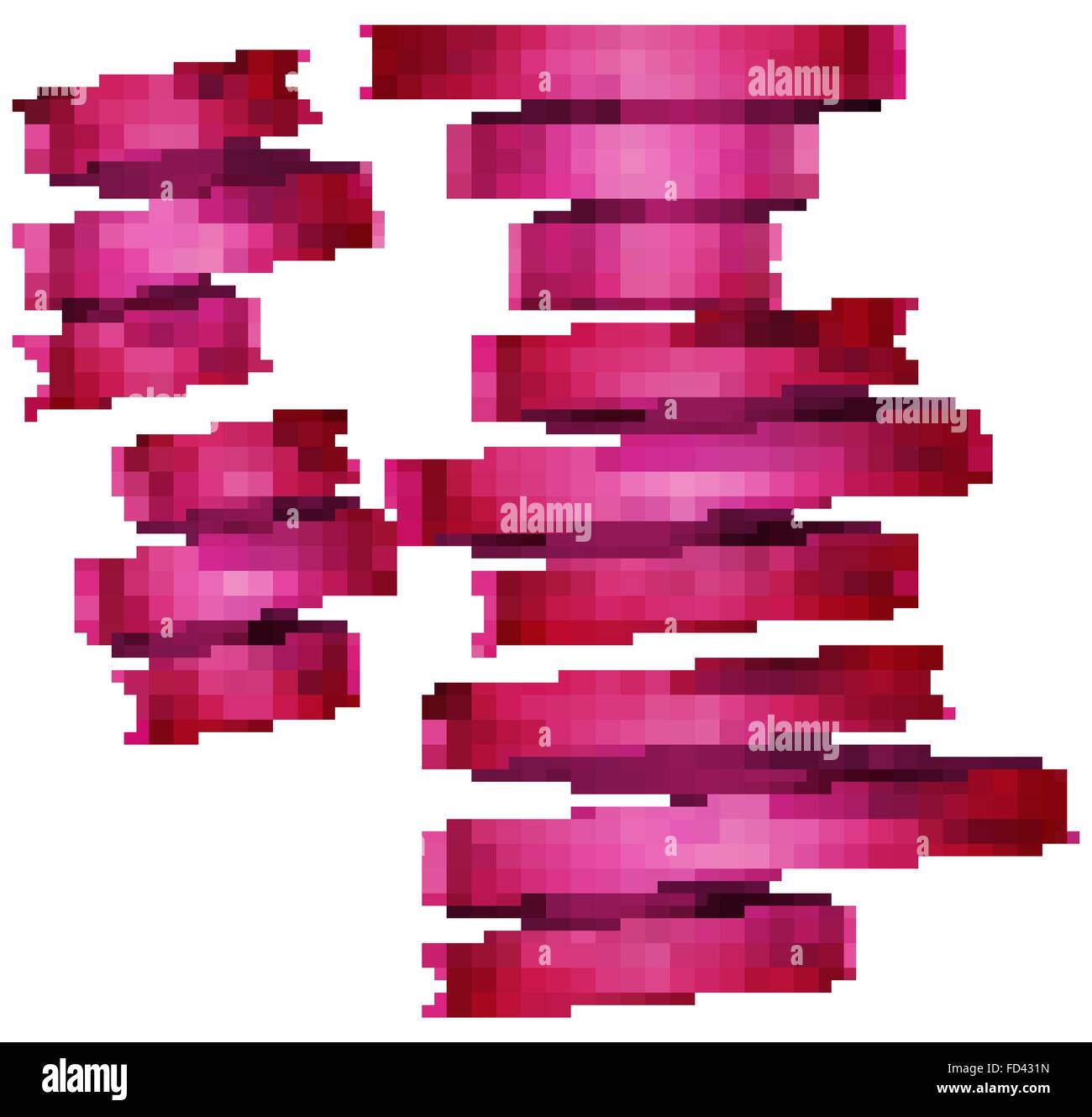 Color ribbons set. EPS 10 Stock Vector Image & Art Alamy
