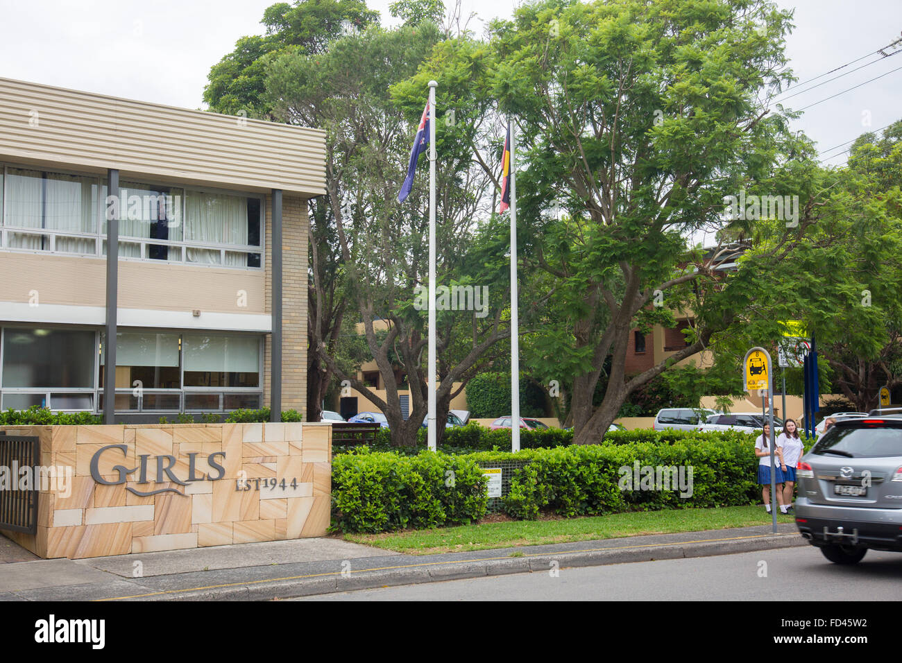 Mackellar secondary girls school in manly vale,Sydney,New south wales,australia Stock Photo