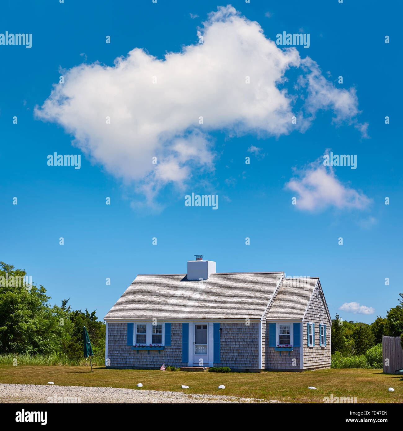 Cape Cod houses architecture in Massachusetts USA Stock Photo Alamy