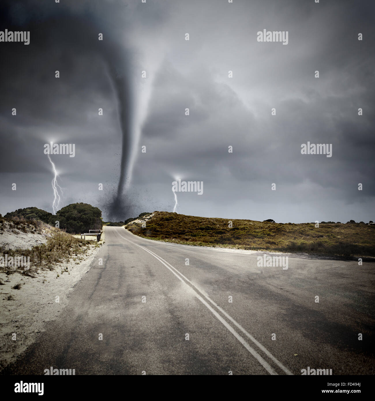 Tornado storm cyclone on hi-res stock photography and images - Alamy