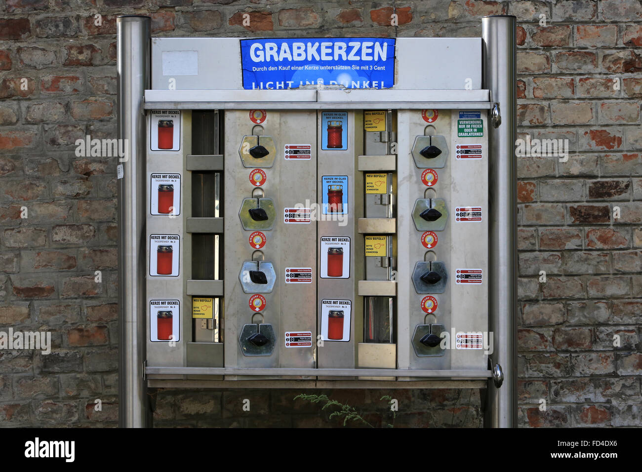 Distributor of candles Stock Photo Alamy