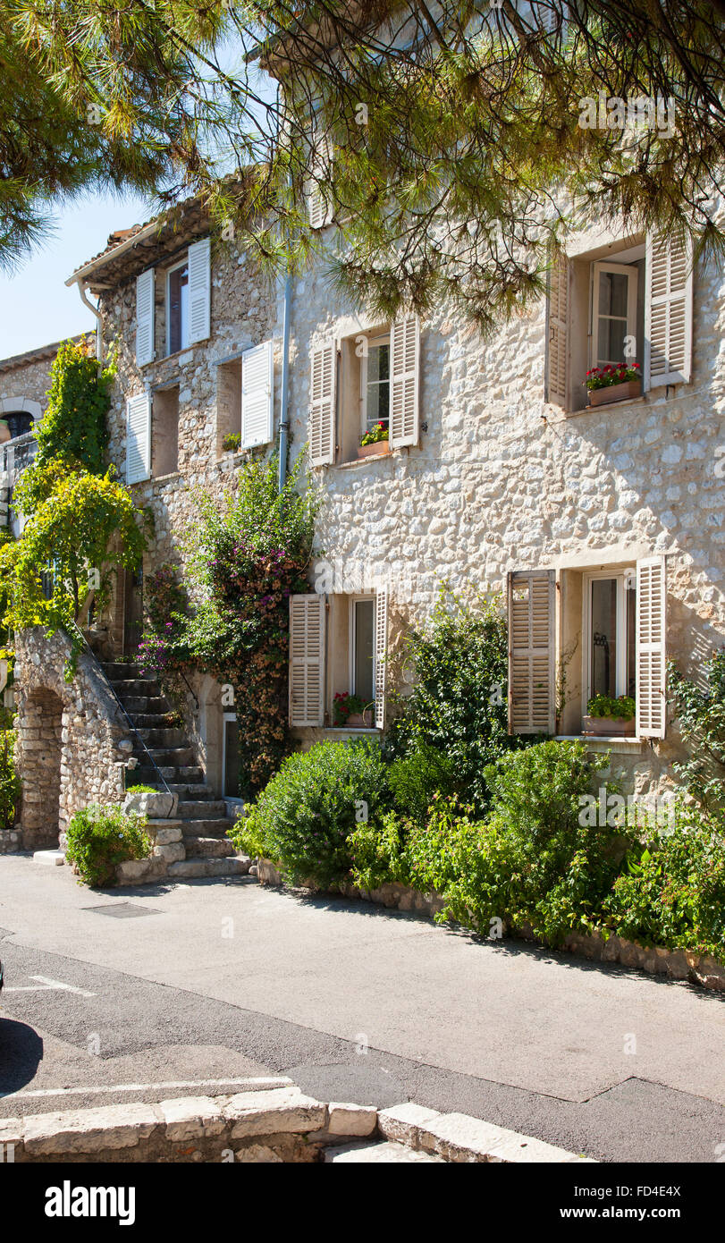 Typical Provencal style house in the town of St Paul De Vence, France