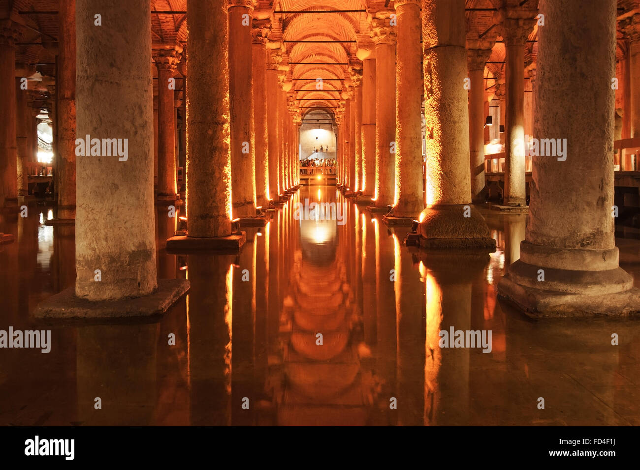 Basilica Cistern in Istanbul, Turkey. Stock Photo