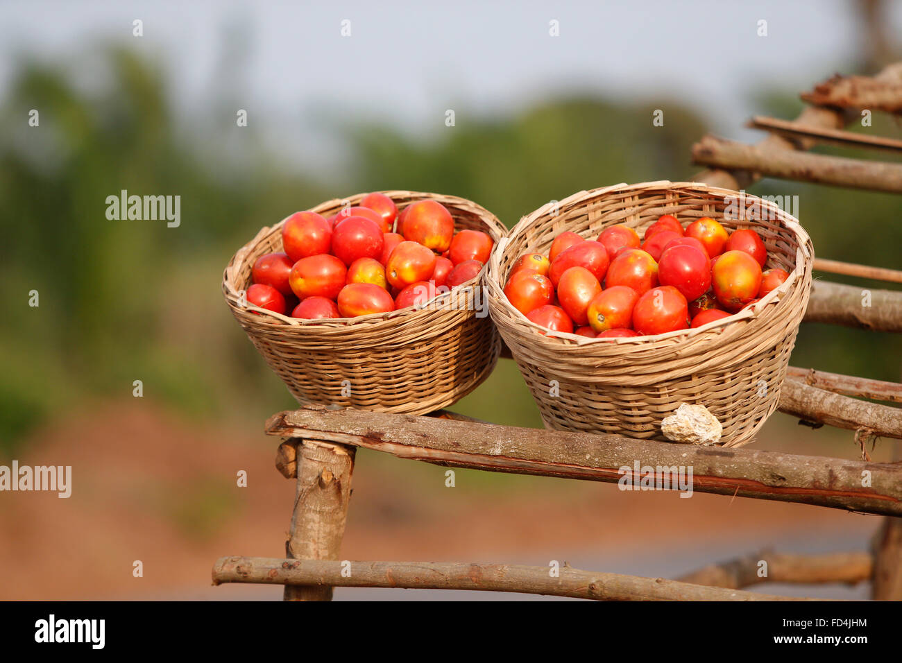Roadside stall Stock Photo