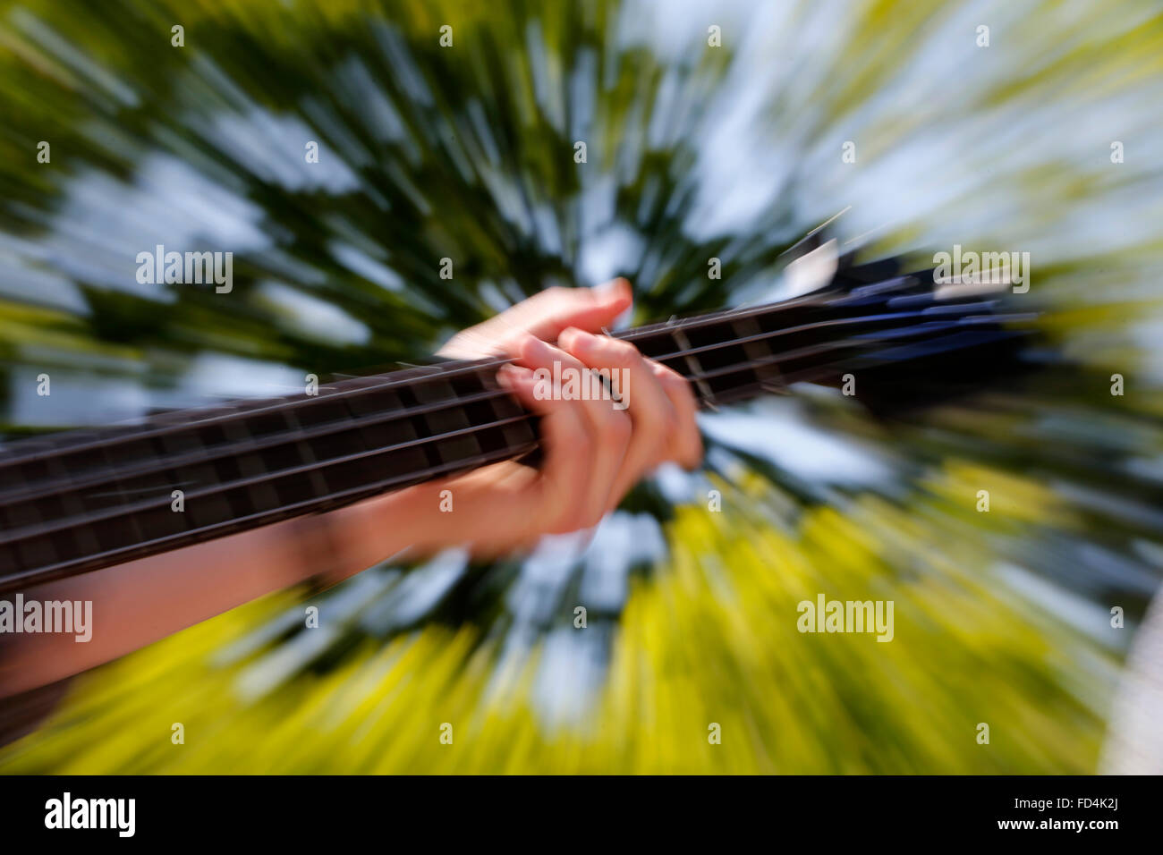 Guitar player. Stock Photo