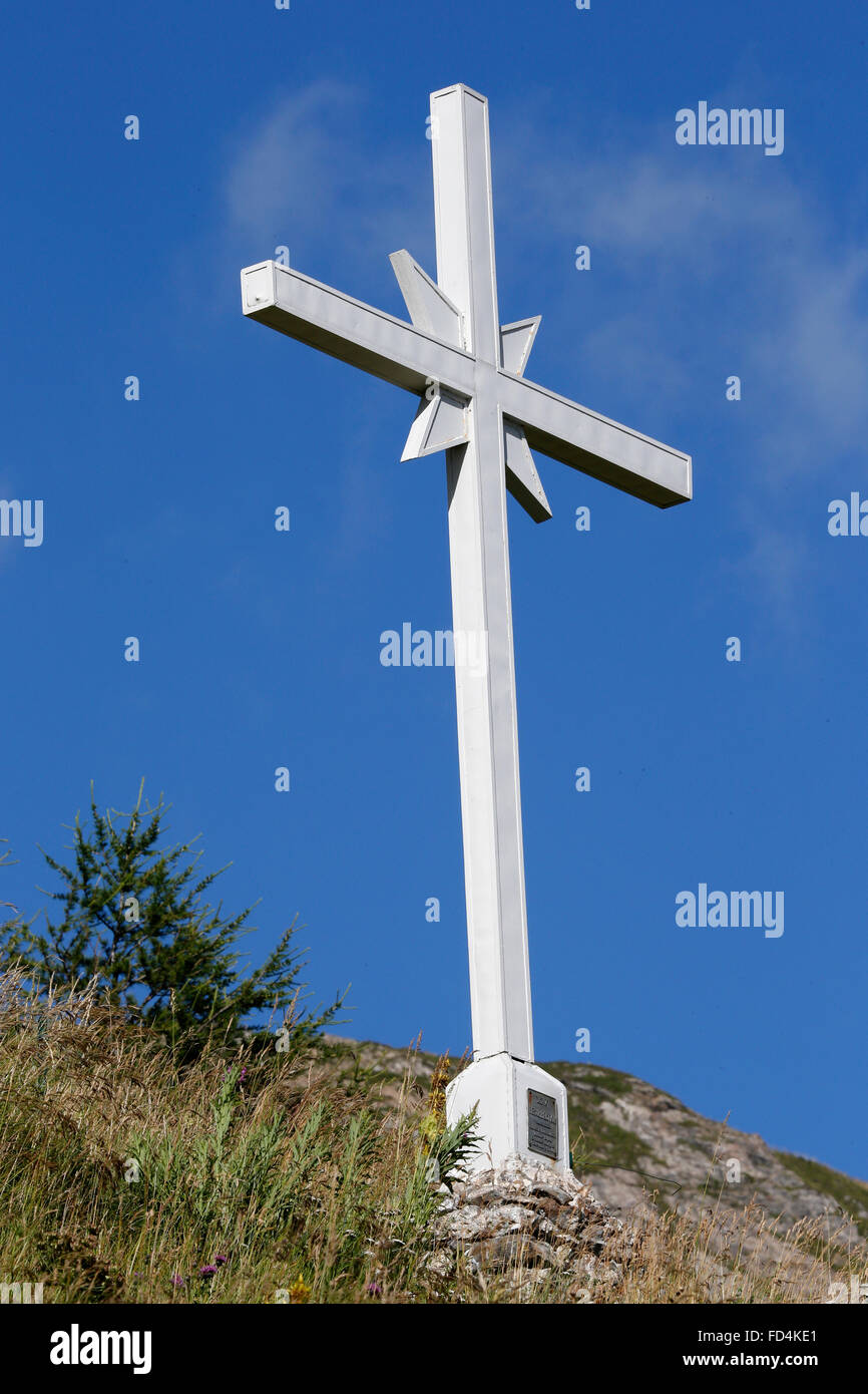 Shrine of Our Lady of la Salette. Catholic cross Stock Photo Alamy