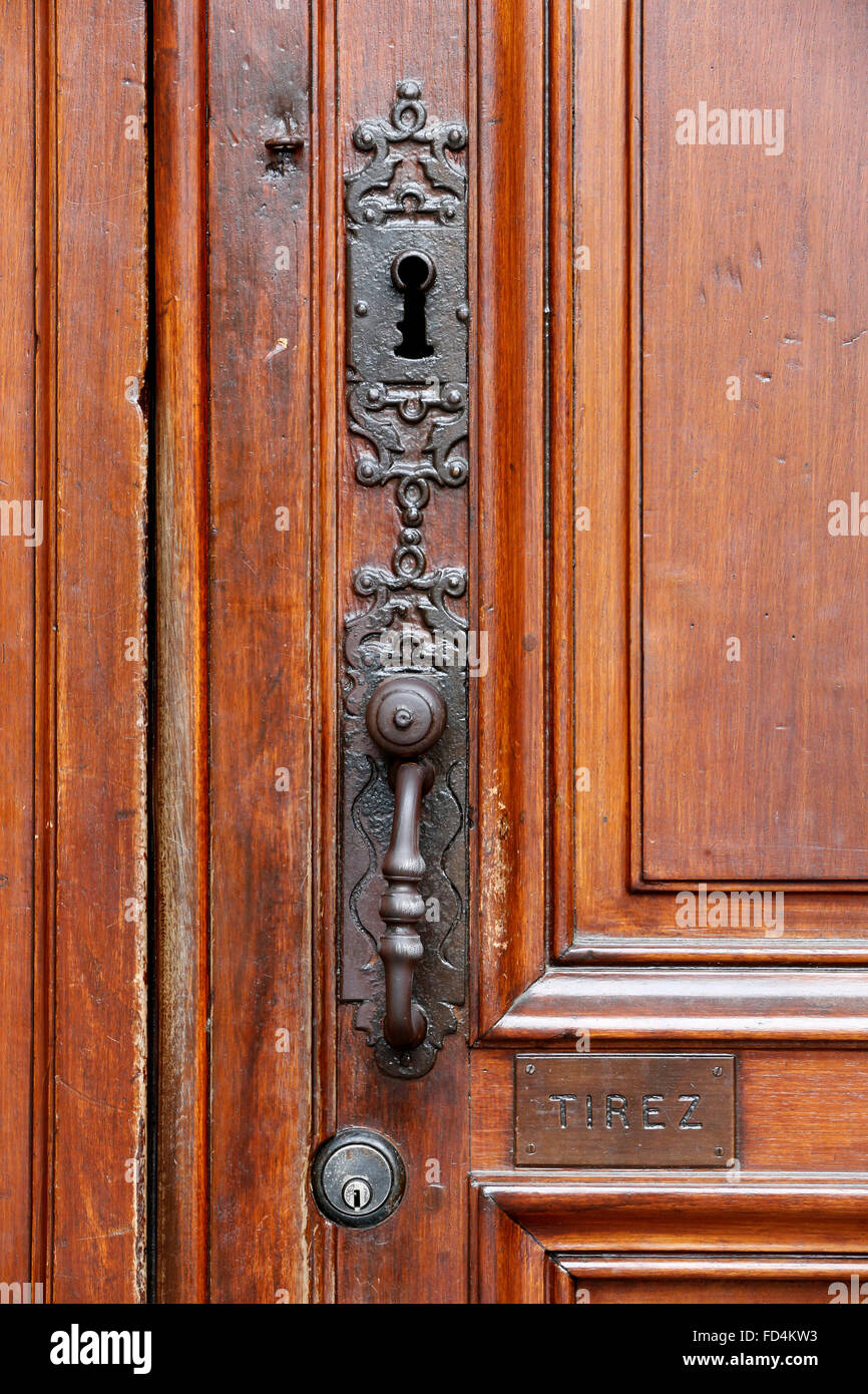 St. Pierre cathedral. Main door. Stock Photo