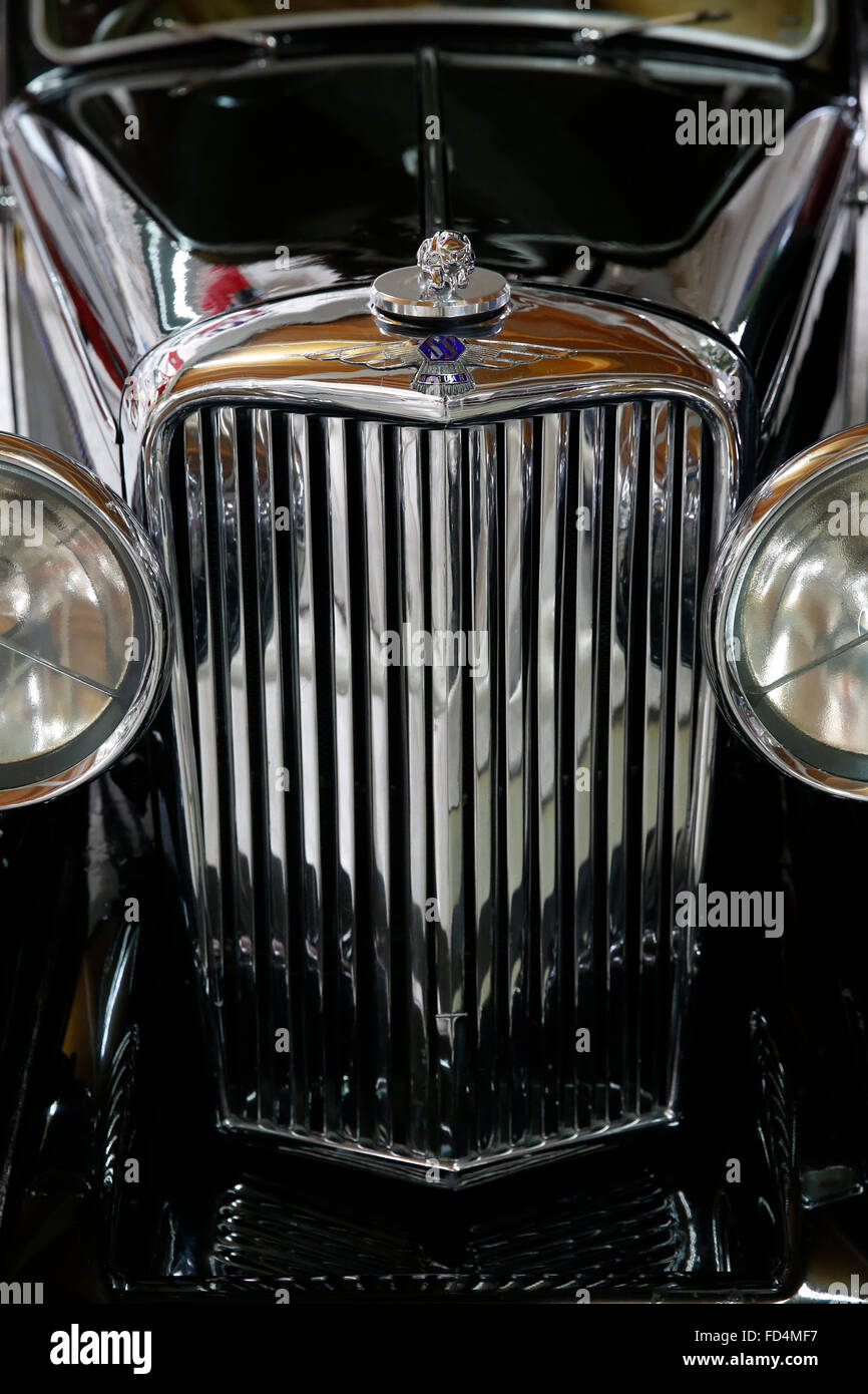 The  Speyer Technik Museum.  Jaguar SS (1937). Stock Photo