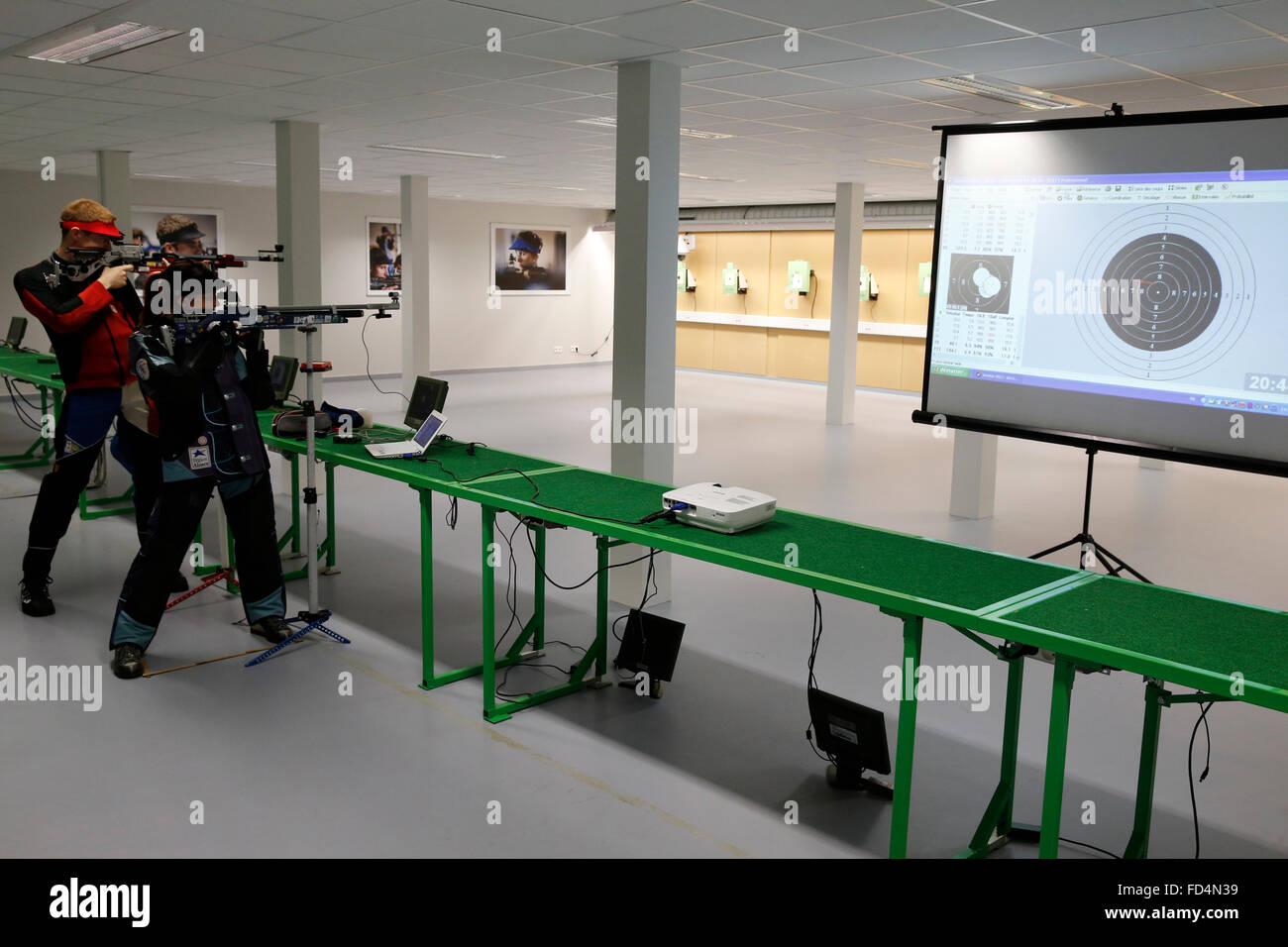 Nexus Shooting, an indoor range and gun store - Davie, Florida, USA Stock  Photo - Alamy