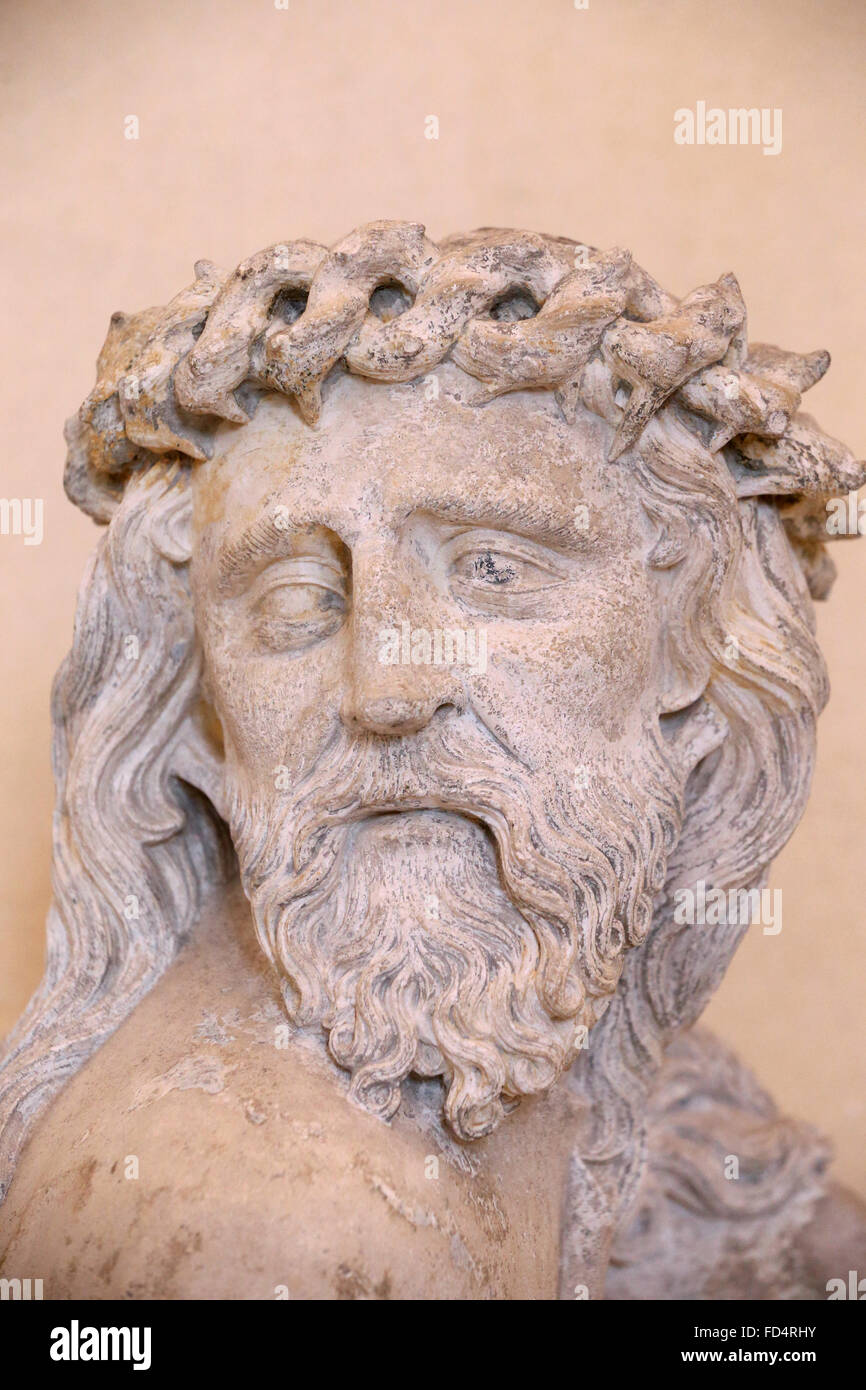 The Louvre Museum. Jesus. 15th century. Stock Photo