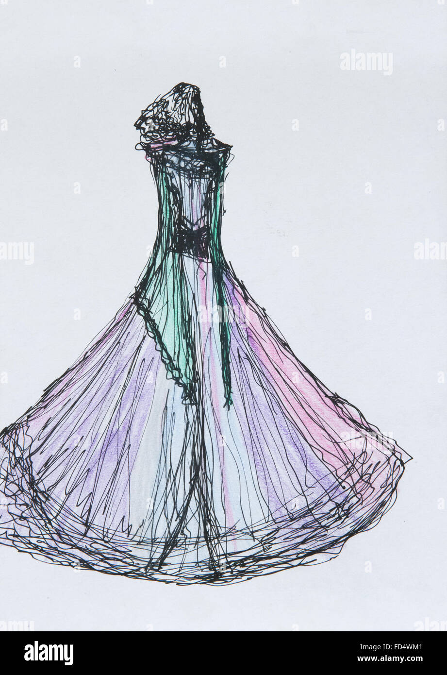 How to draw a fashion sketches like a fashion designer in 15 minutes -