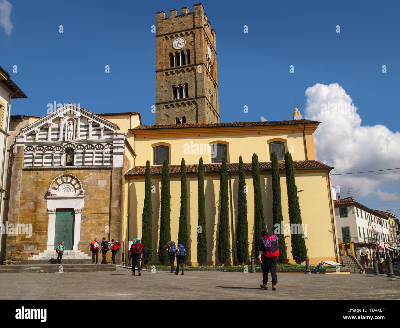 Italy Tuscany Altopascio church of San Jacopo Maggiore Stock Photo