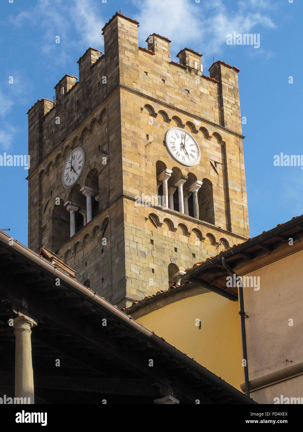 Italy Tuscany Altopascio church of San Jacopo Maggiore Stock Photo