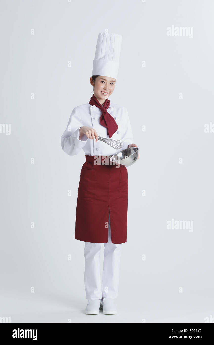 Attractive Japanese chef Stock Photo - Alamy