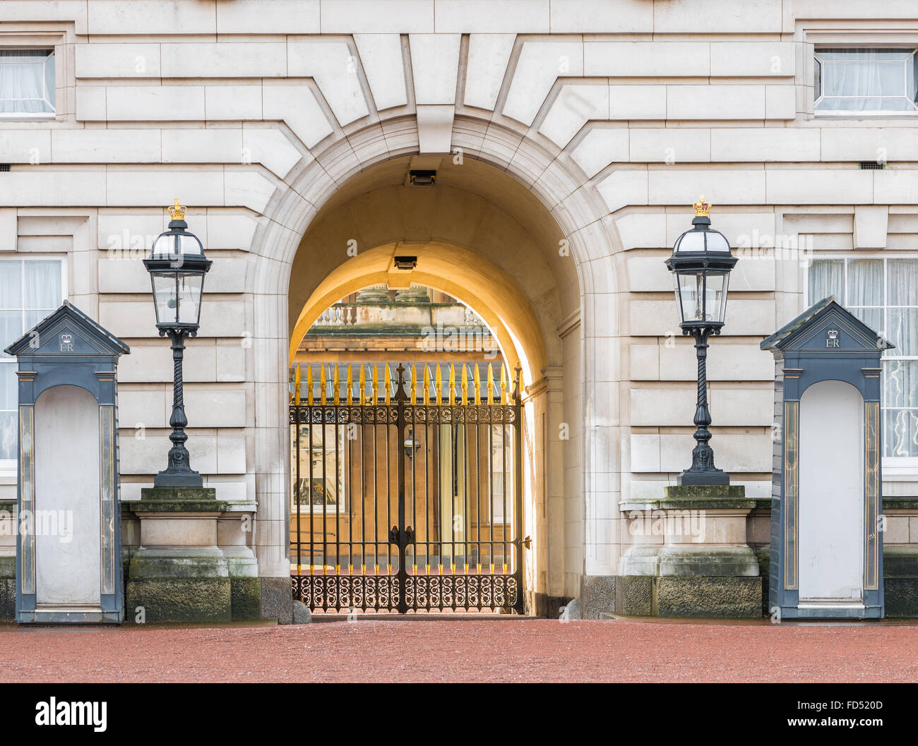 at Buckingham palace, London. Stock Photo