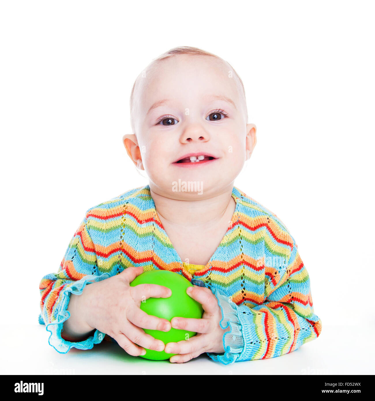 Cute baby play with ball Stock Photo Alamy