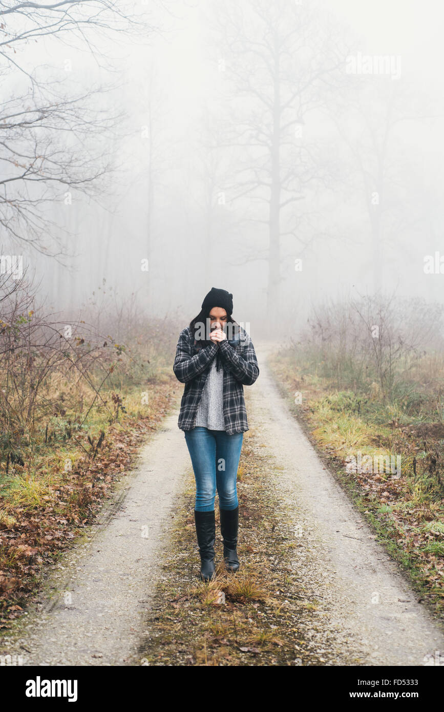 Cold day breath hi-res stock photography and images - Alamy