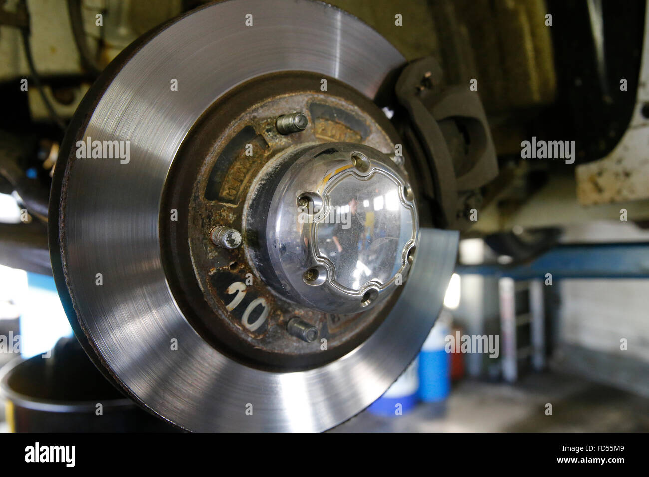 Brake disc. Stock Photo