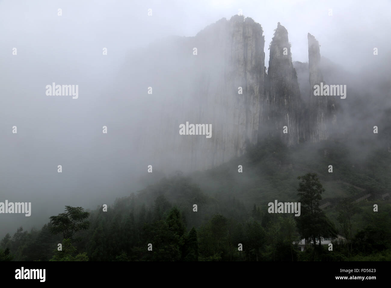 Enshi Grand Canyon Enshi City Hubei Province China Stock Photo - Alamy