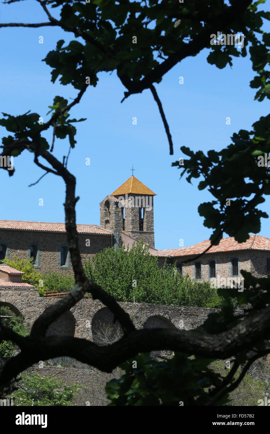 Monastery of la Verne. (former Carthusian monastery from the 12th to the 18th century). Stock Photo