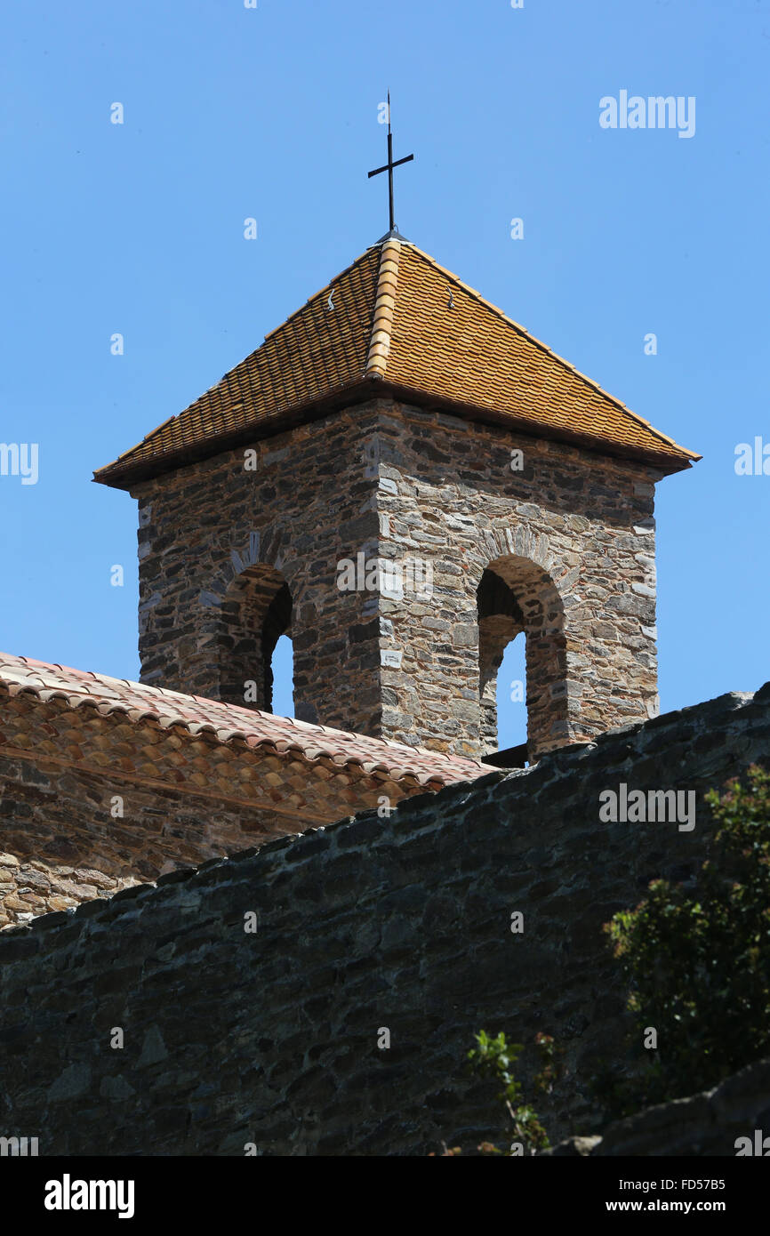 Monastery of la Verne. (former Carthusian monastery from the 12th to the 18th century). Stock Photo