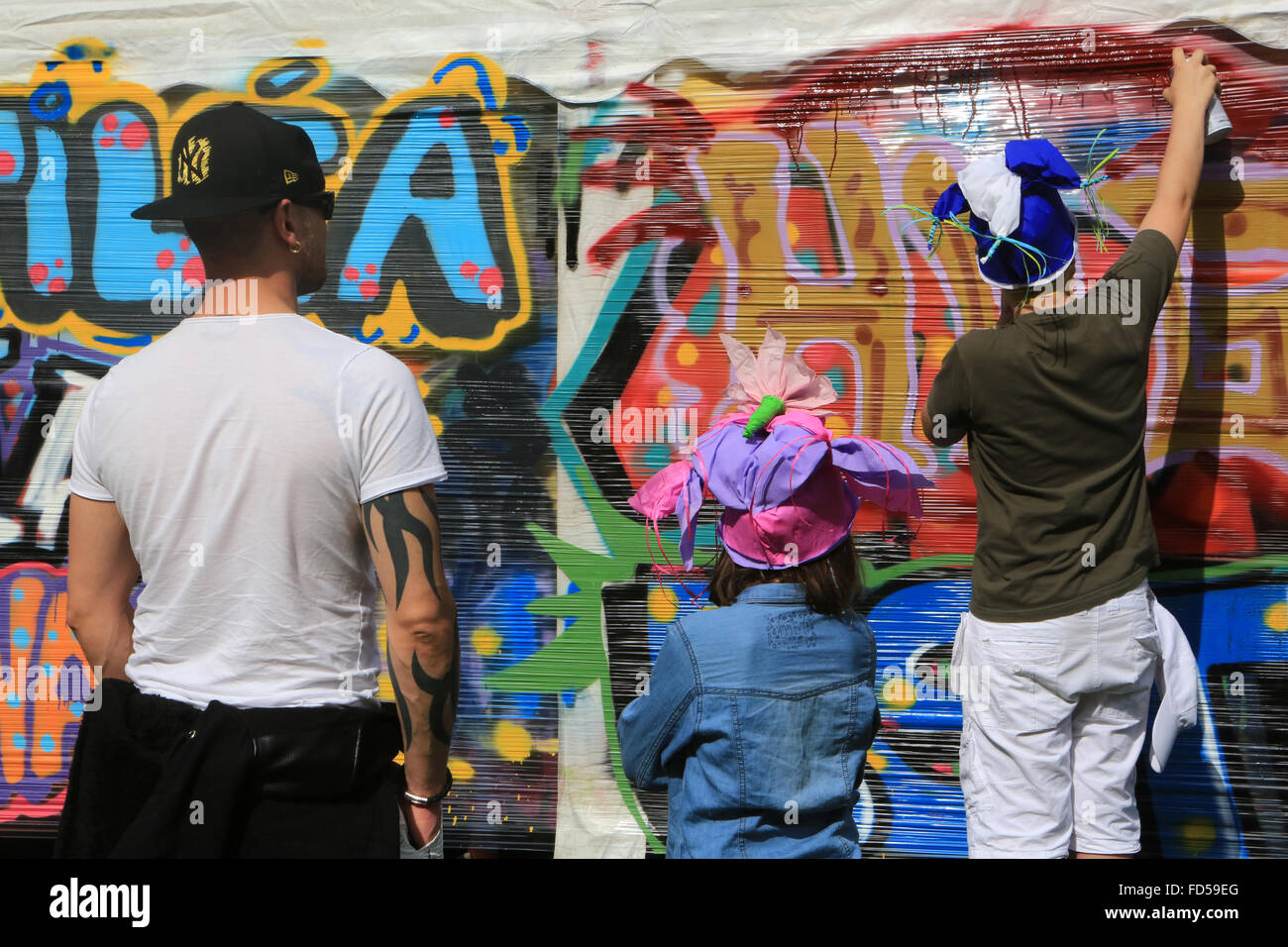 Graphic expression workshop. Tags. Stock Photo